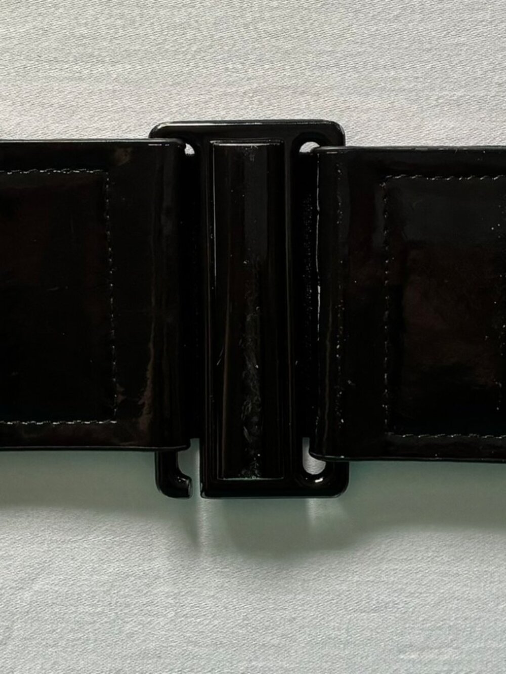 Ricki's Stretch Black Fashion Slide-Clasp Belt, One Size, No Tags